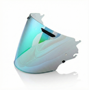 משקף מראה מקורי ירוק-כחול לקסדת 3/4 ARAI